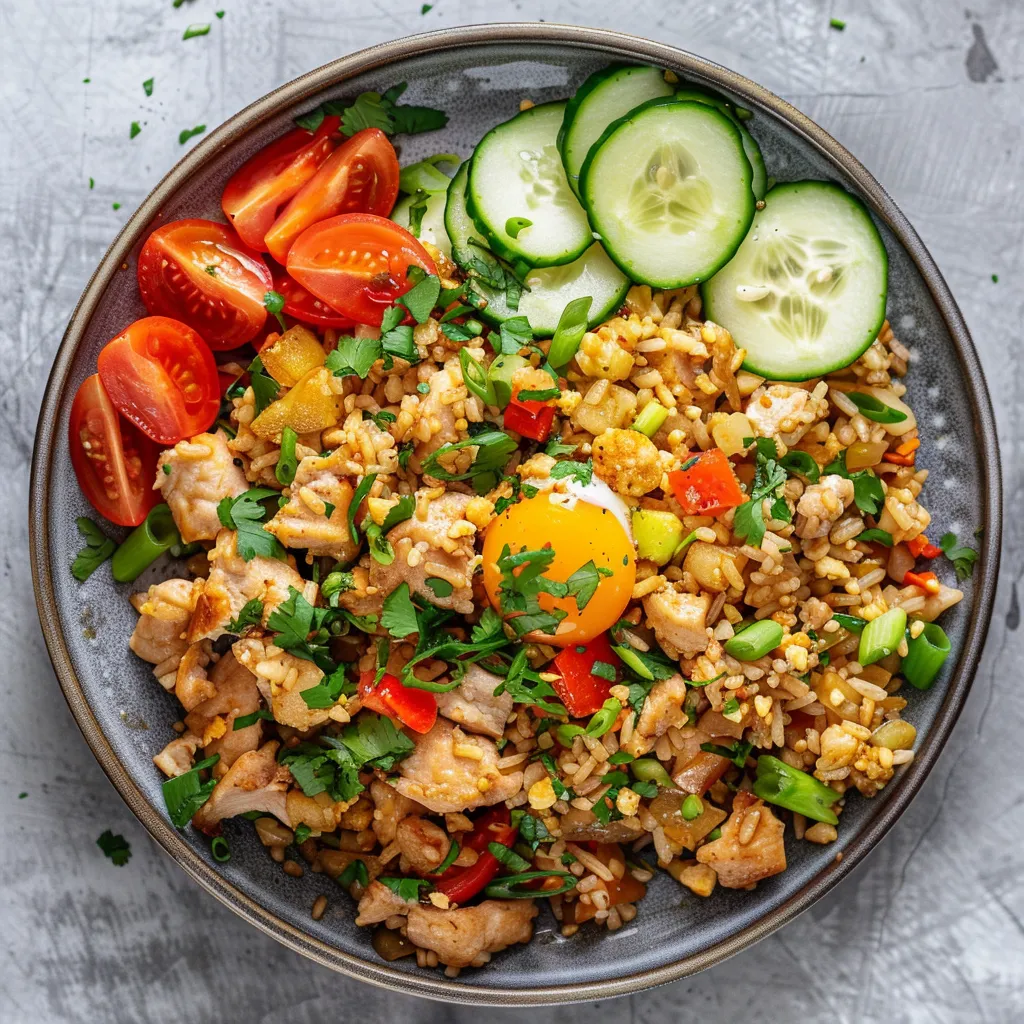 Riz frit thaïlandais (Khao Pat) | Recette authentique et rapide