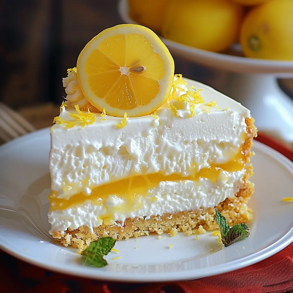 Délicieux mousse citron