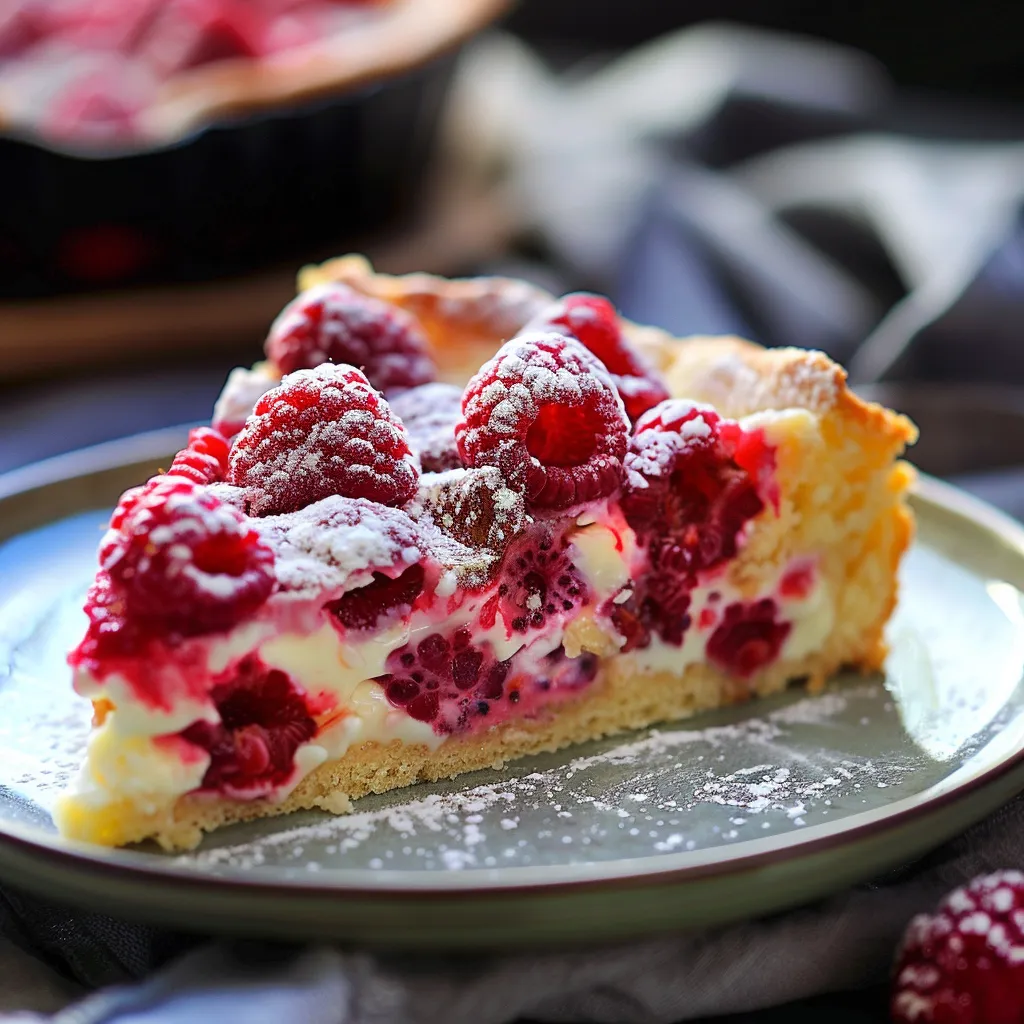 Moelleux aux Framboises et Yaourt