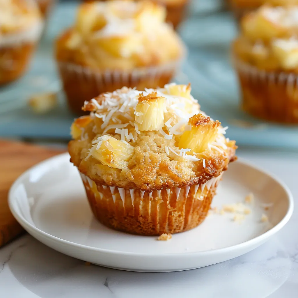 Moelleux Coco Ananas au Fromage Blanc