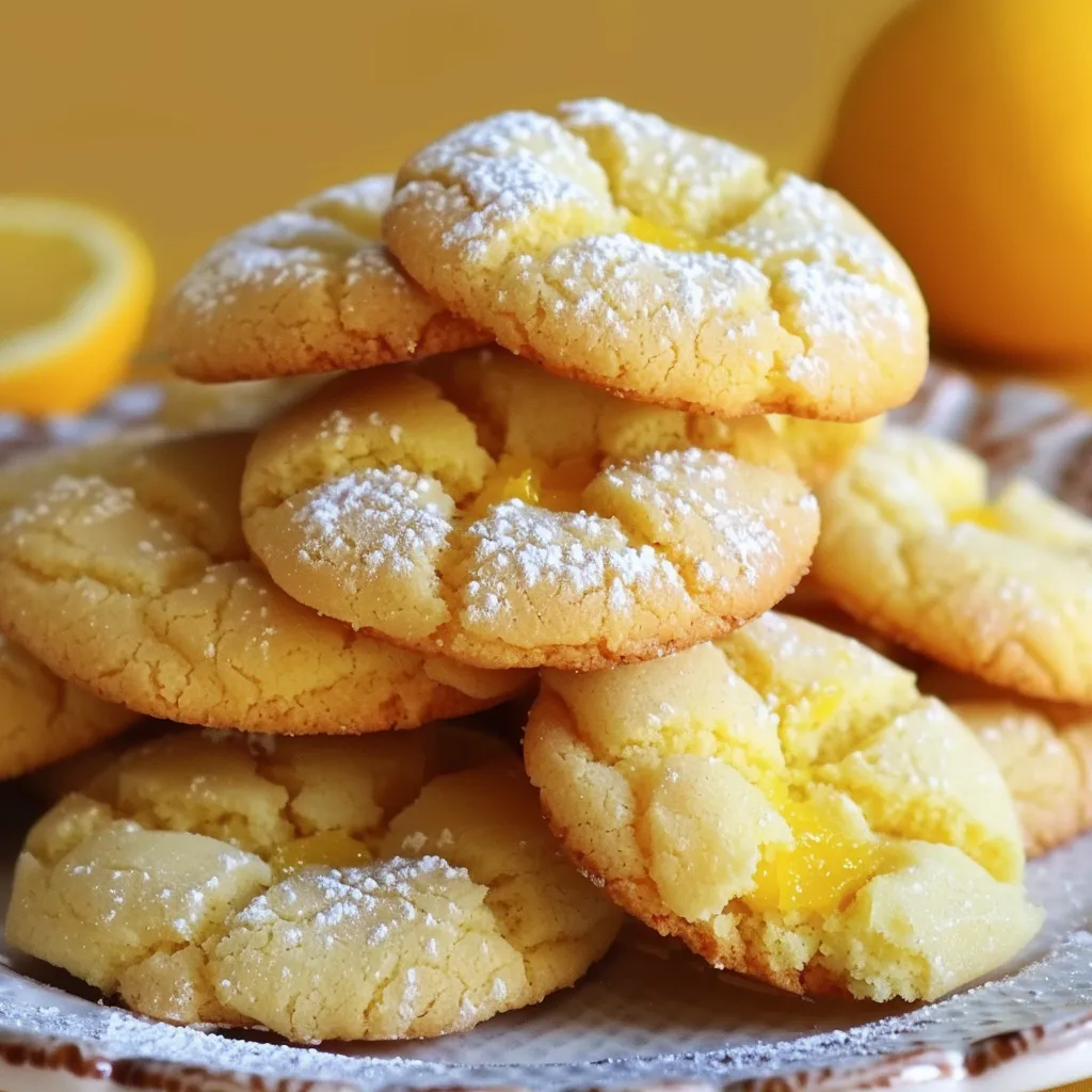 Cookies citron gourmands prêts en 10 minutes