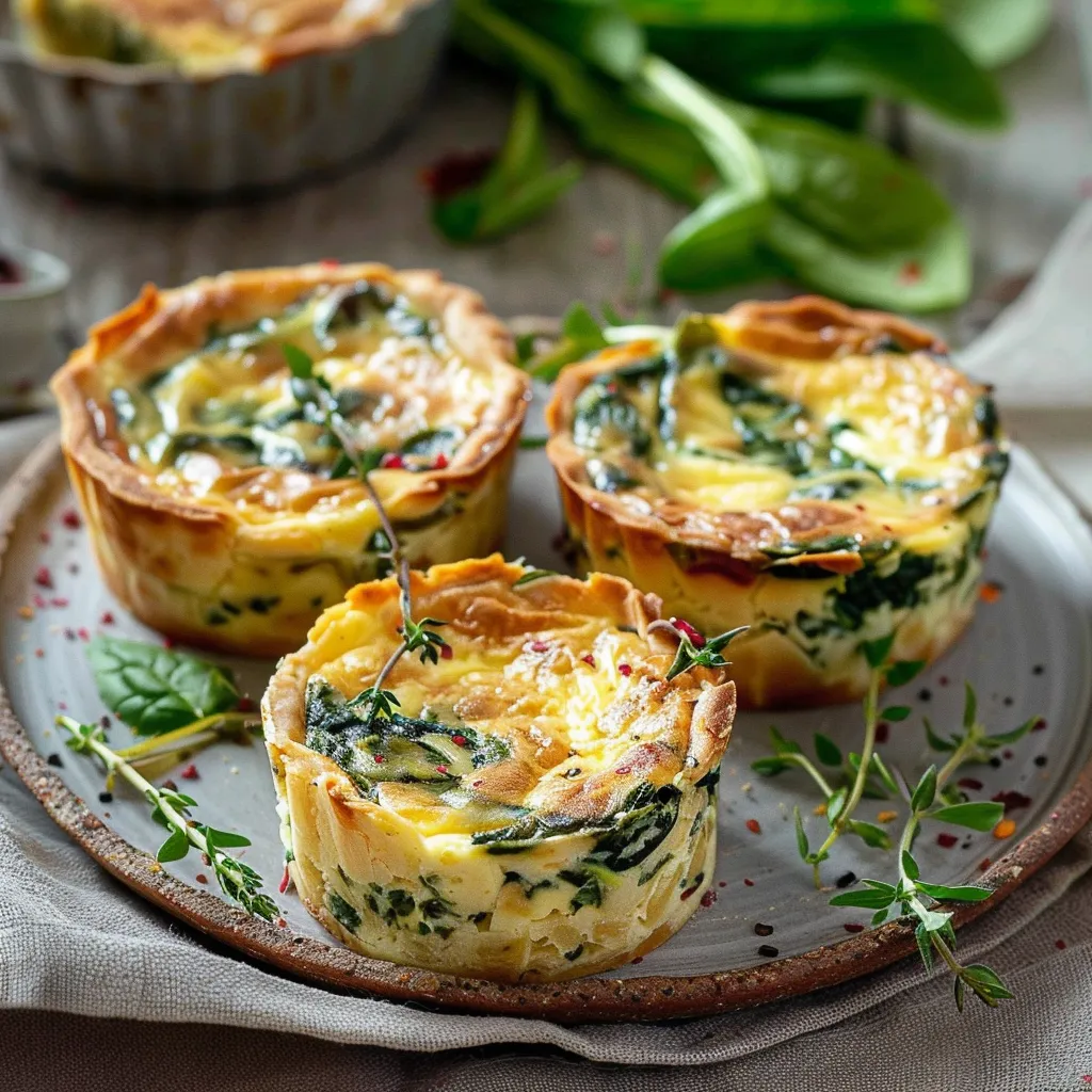 Quiche Sans Pâte Boursin Épinards