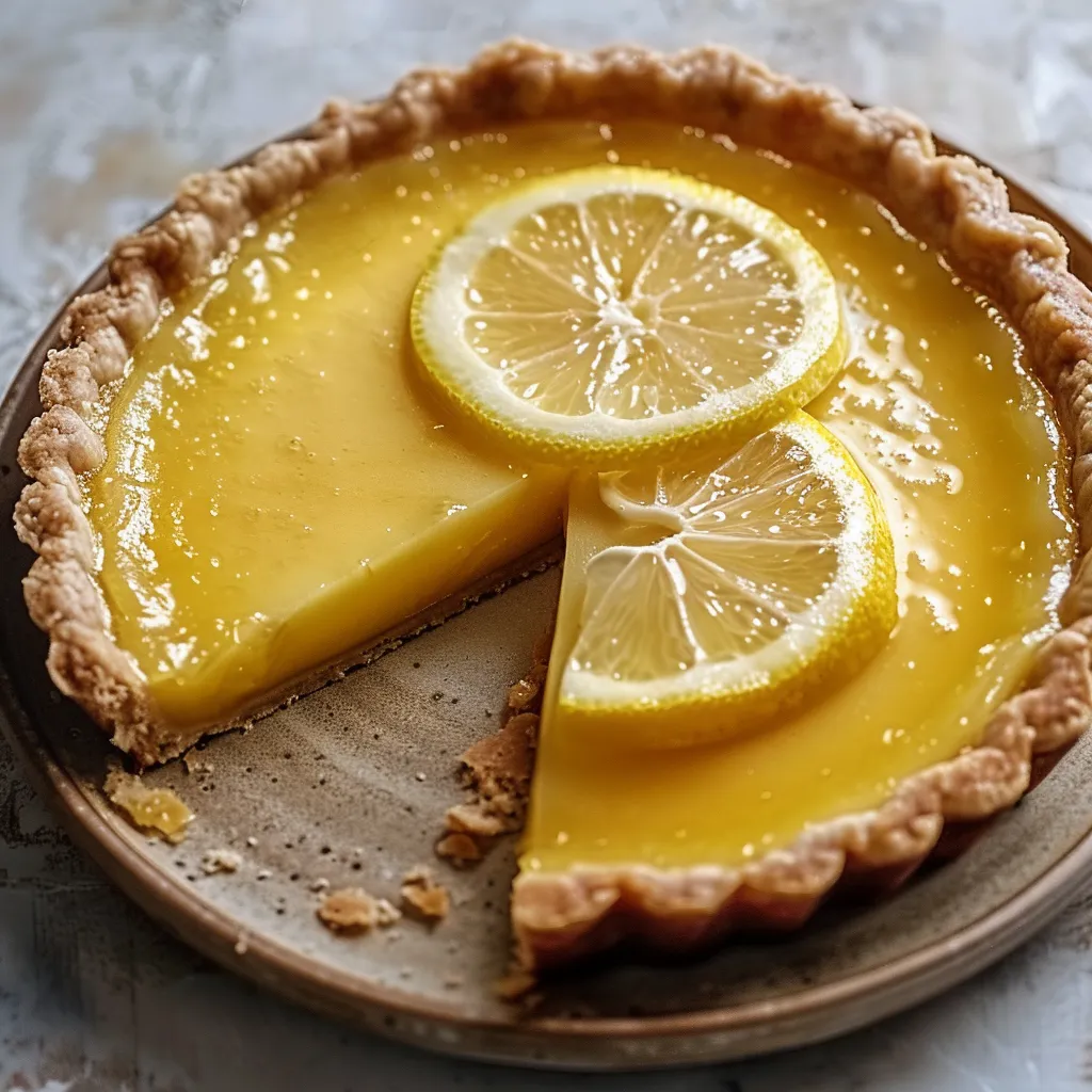 Tarte au citron maison