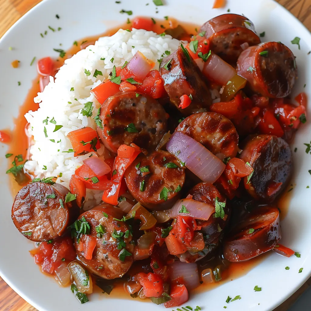 Saucisse Tomates Épicées Réunion