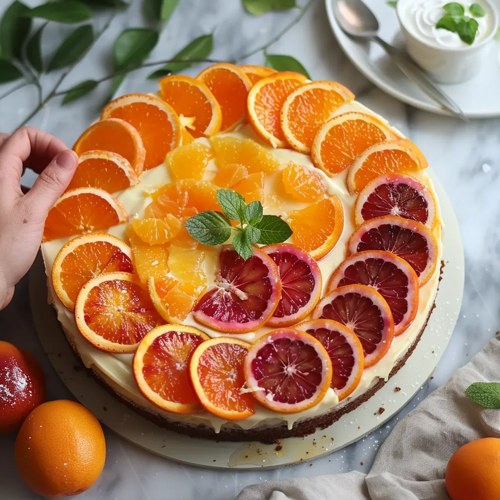 Délicieux trois oranges ombré