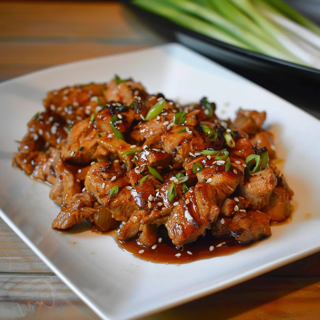 Porc teriyaki à la mijoteuse | Recette facile et savoureuse