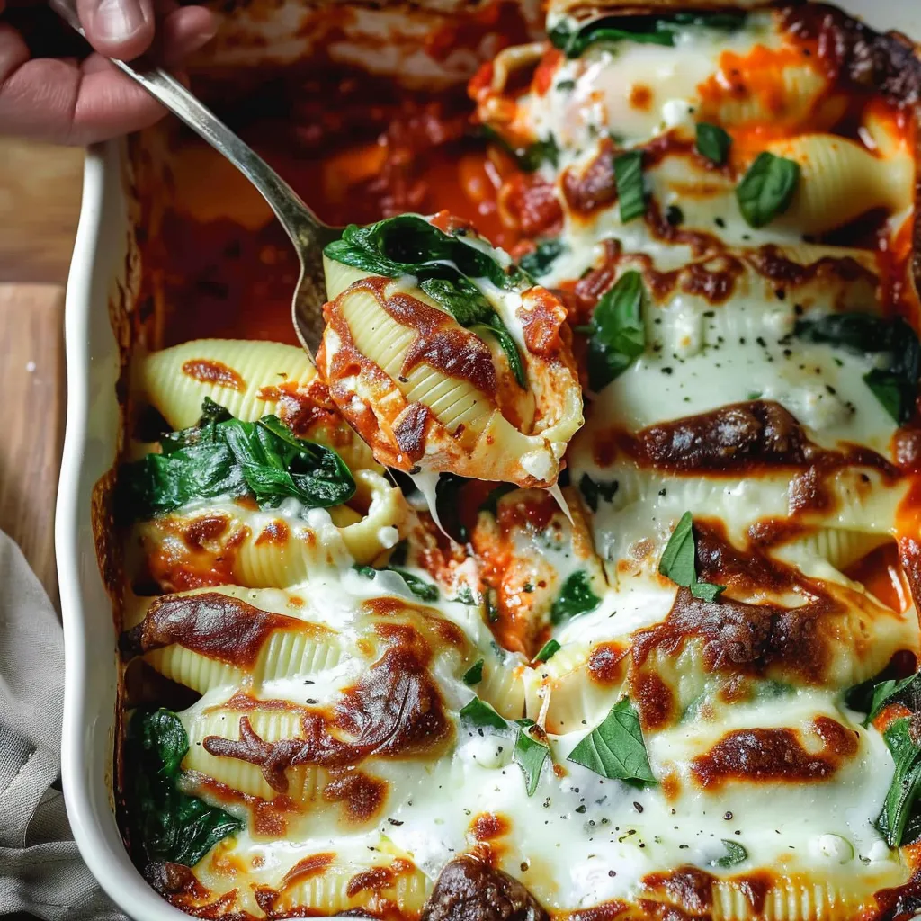Délicieuses pâtes à la ricotta et épinards