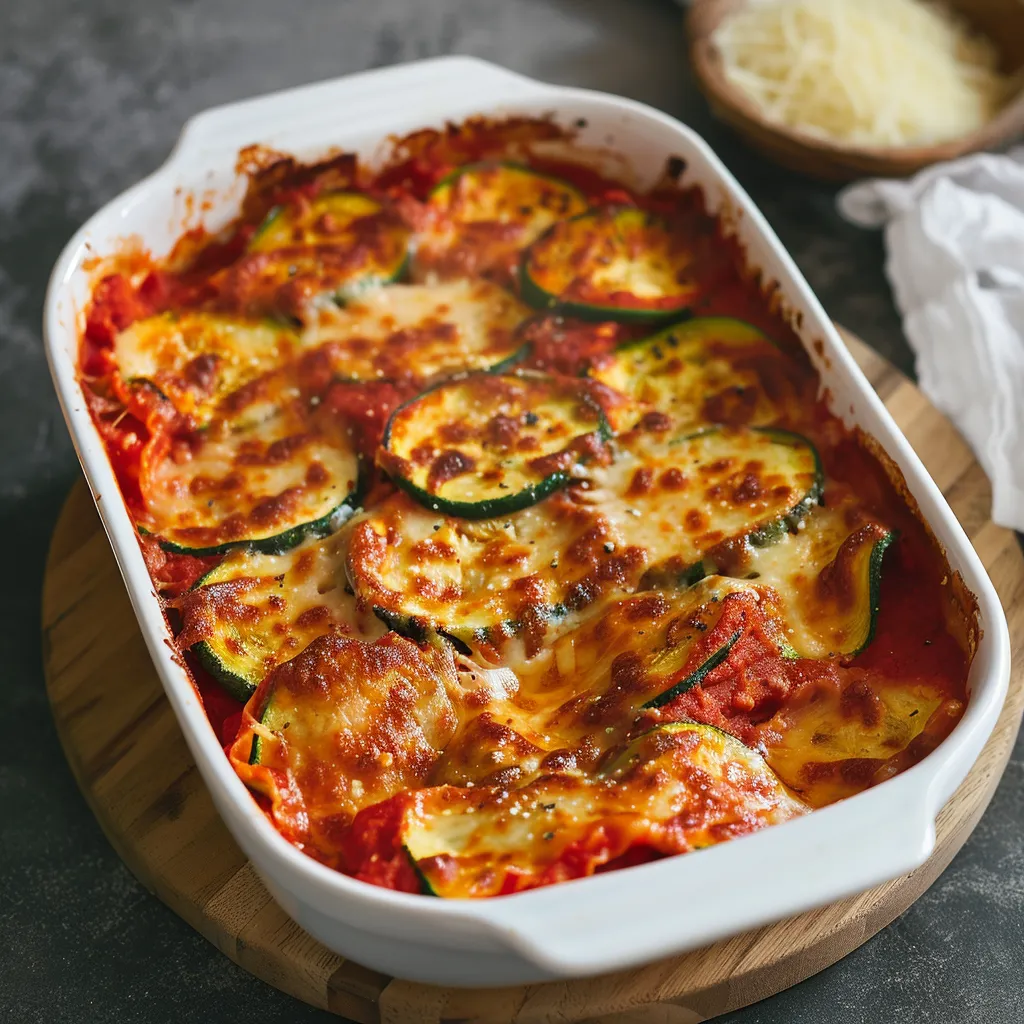 Courgettes, ricotta et lasagnes délicieuses