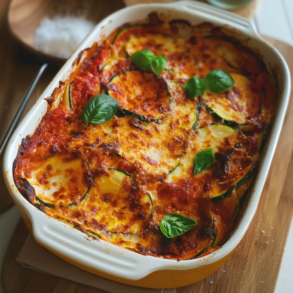 Lasagnes aux courgettes et ricotta - Version végétarienne