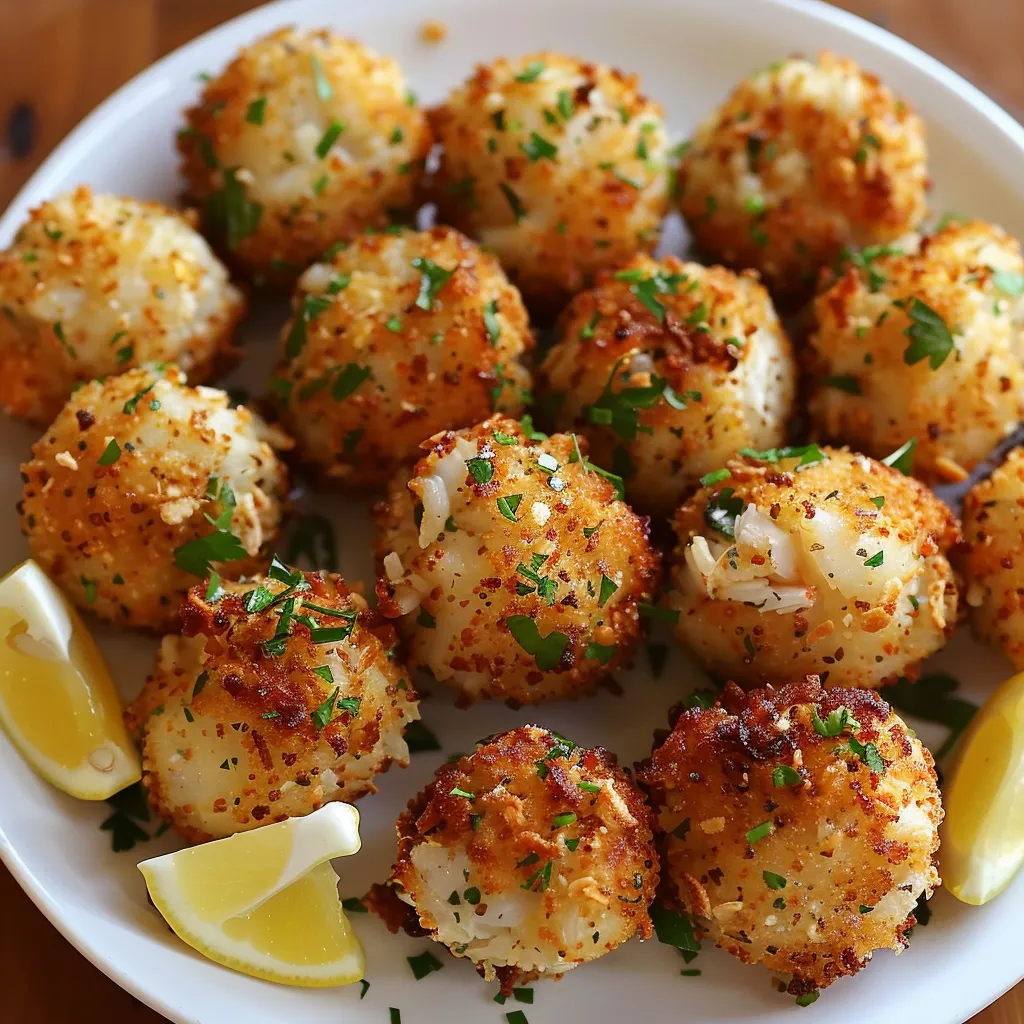 Boulettes de crabe croustillantes - Recette facile et savoureuse
