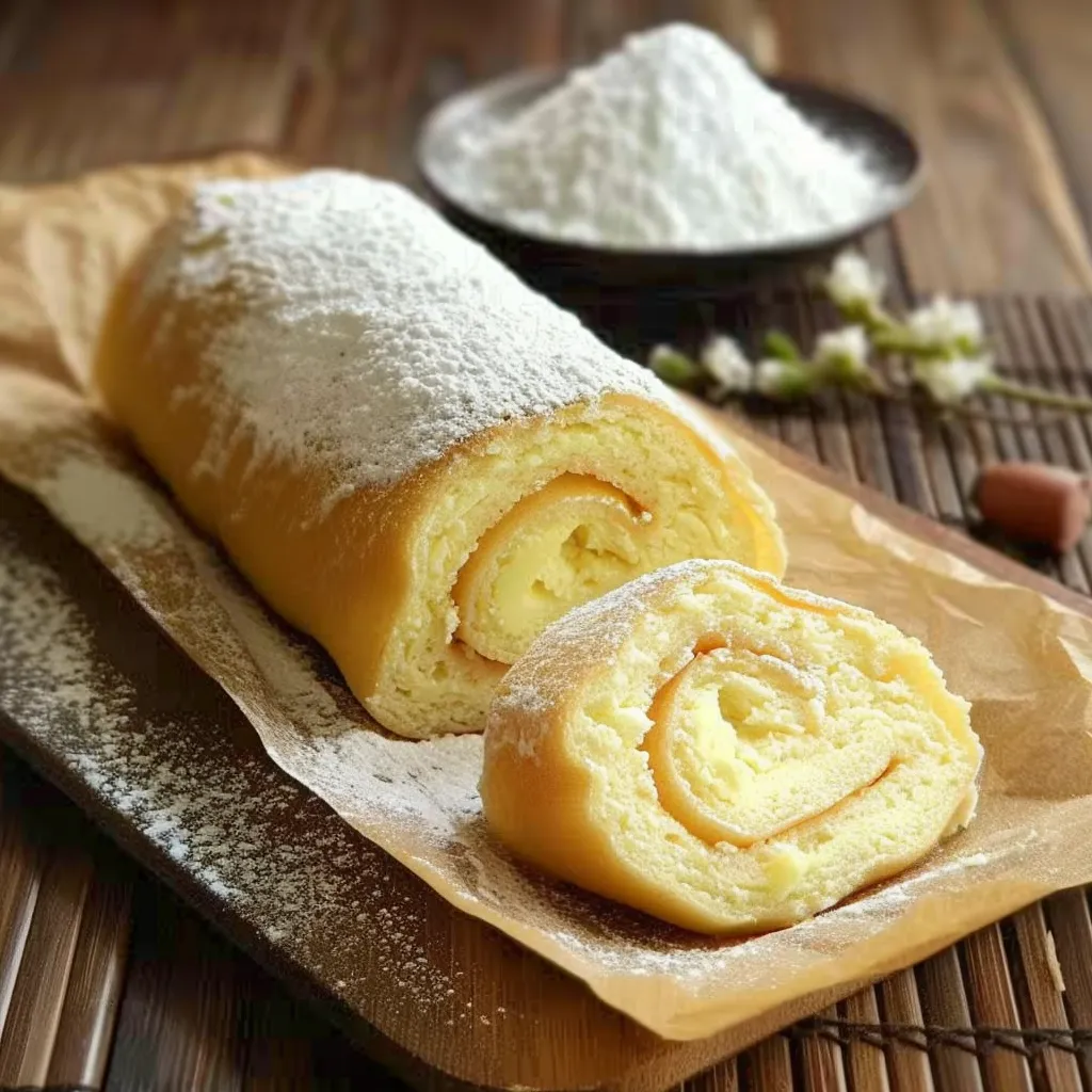 Délicieux gâteau moelleux japonais