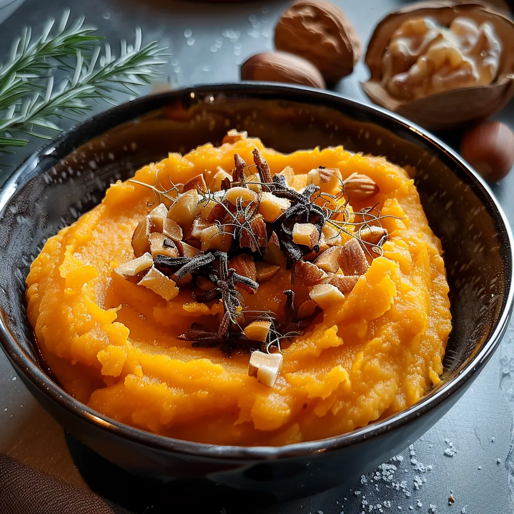 Purée de Patates Douces aux Châtaignes - Recette Savoureuse