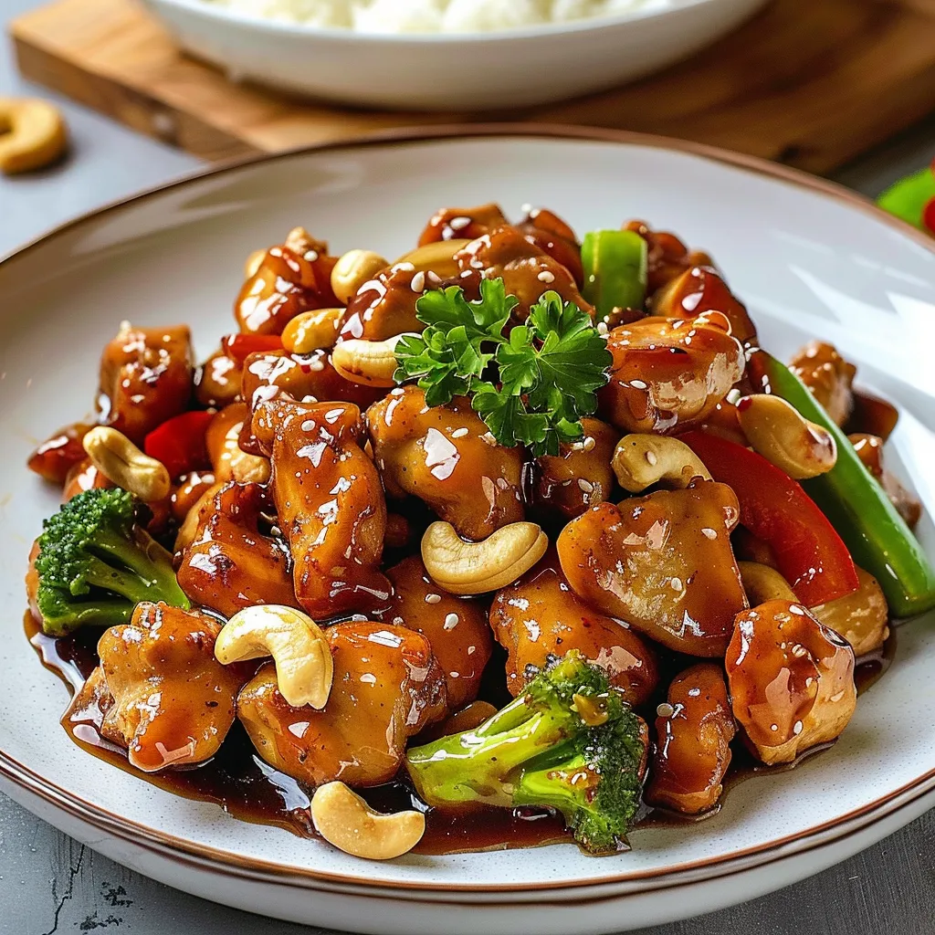 Poulet aux Noix de Cajou - Recette Asiatique Raffinée