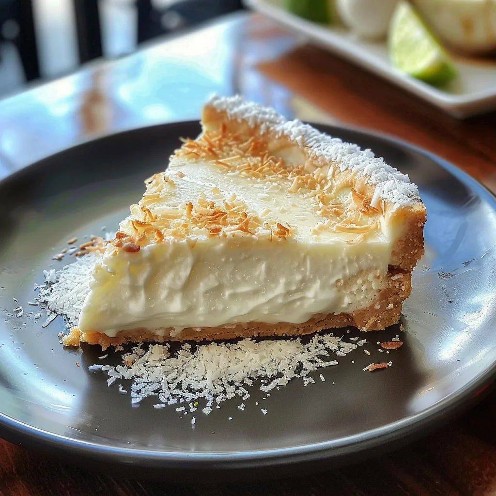 Tarte à la Crème de Coco Sans Gluten - Dessert Exquis