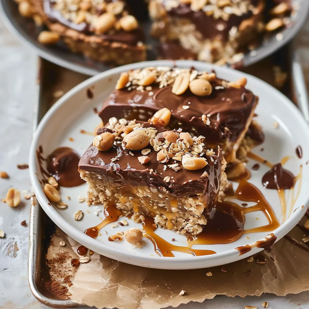 Barres chocolatées maison, véganes, zéro cuisson, sucres naturels (option sans gluten)