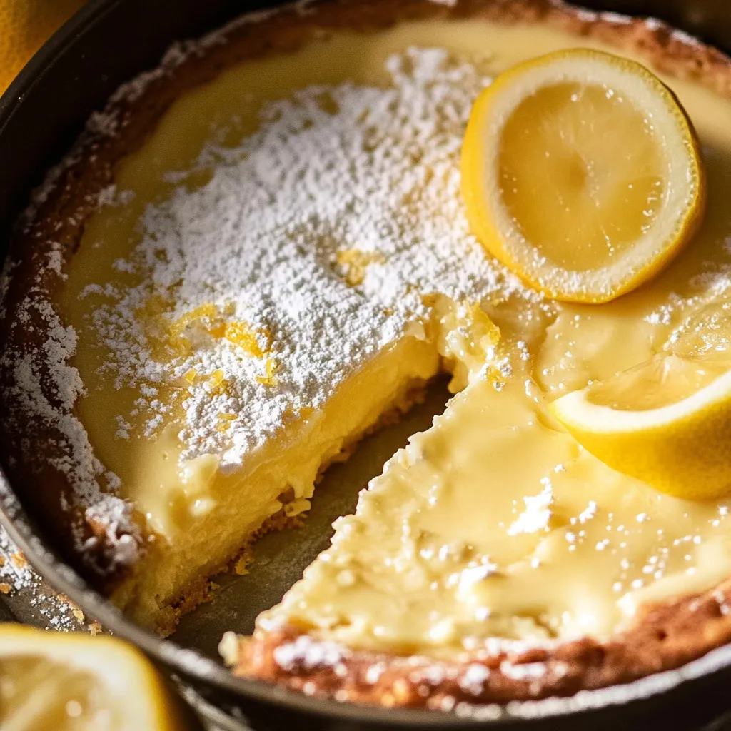 Gâteau citron et crème légère