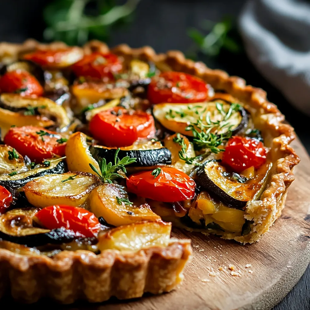 Tarte aux légumes de saison facile et rapide à faire