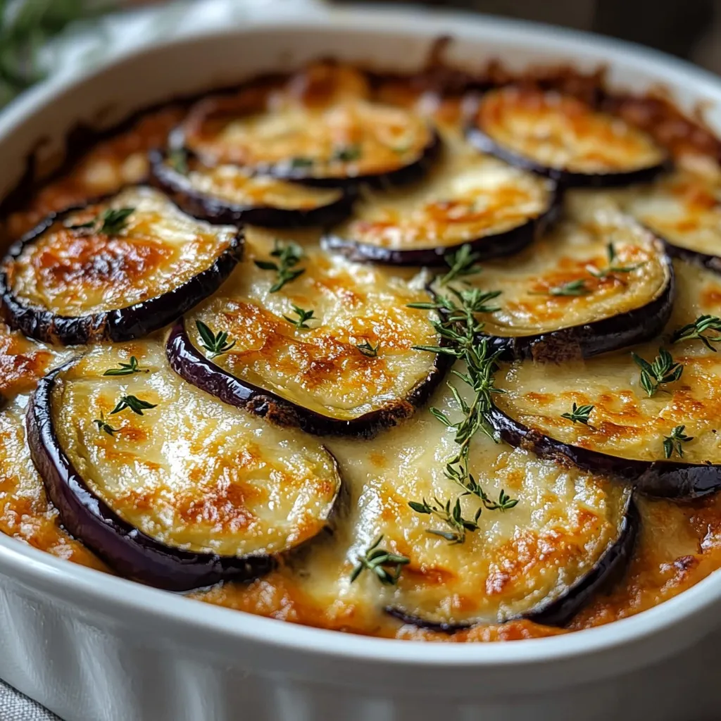 Gratin aubergines tout simple