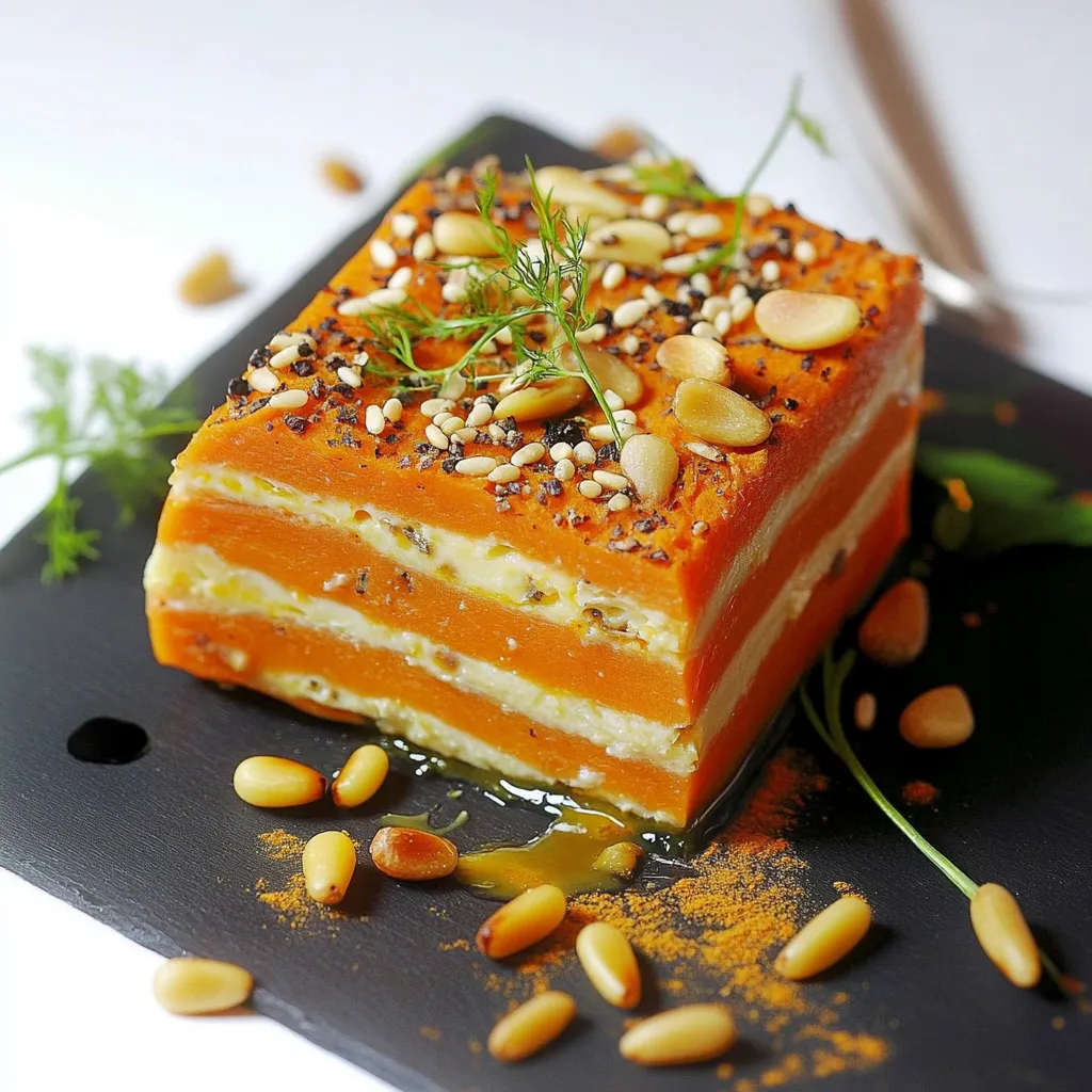 Terrine carottes cumin gourmande
