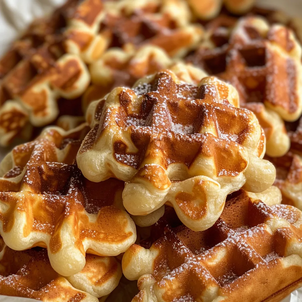 Faites-vous plaisir avec de superbes gaufres liégeoises maison