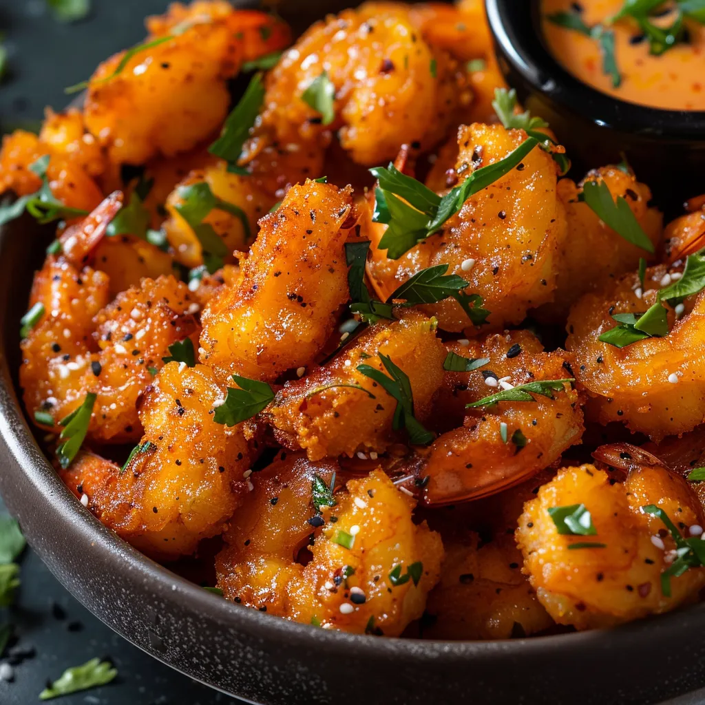 Délicieux champignons croustillants végans façon crevettes