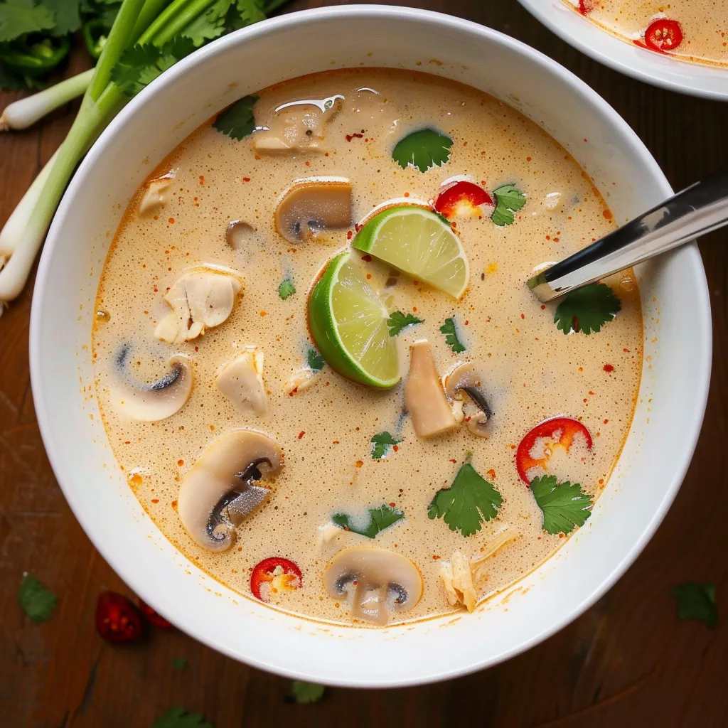 Tom Kha à la mijoteuse