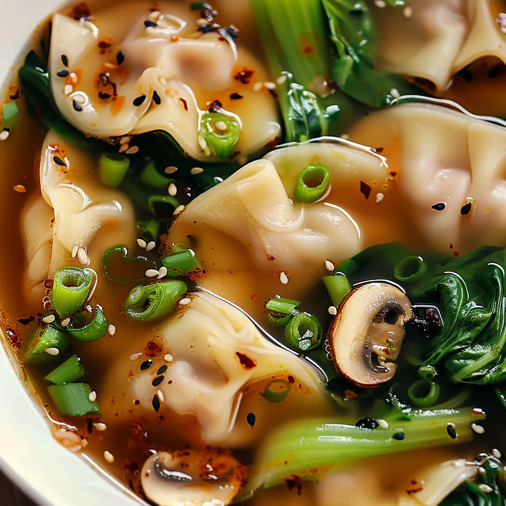 Savoureuse soupe potstickers