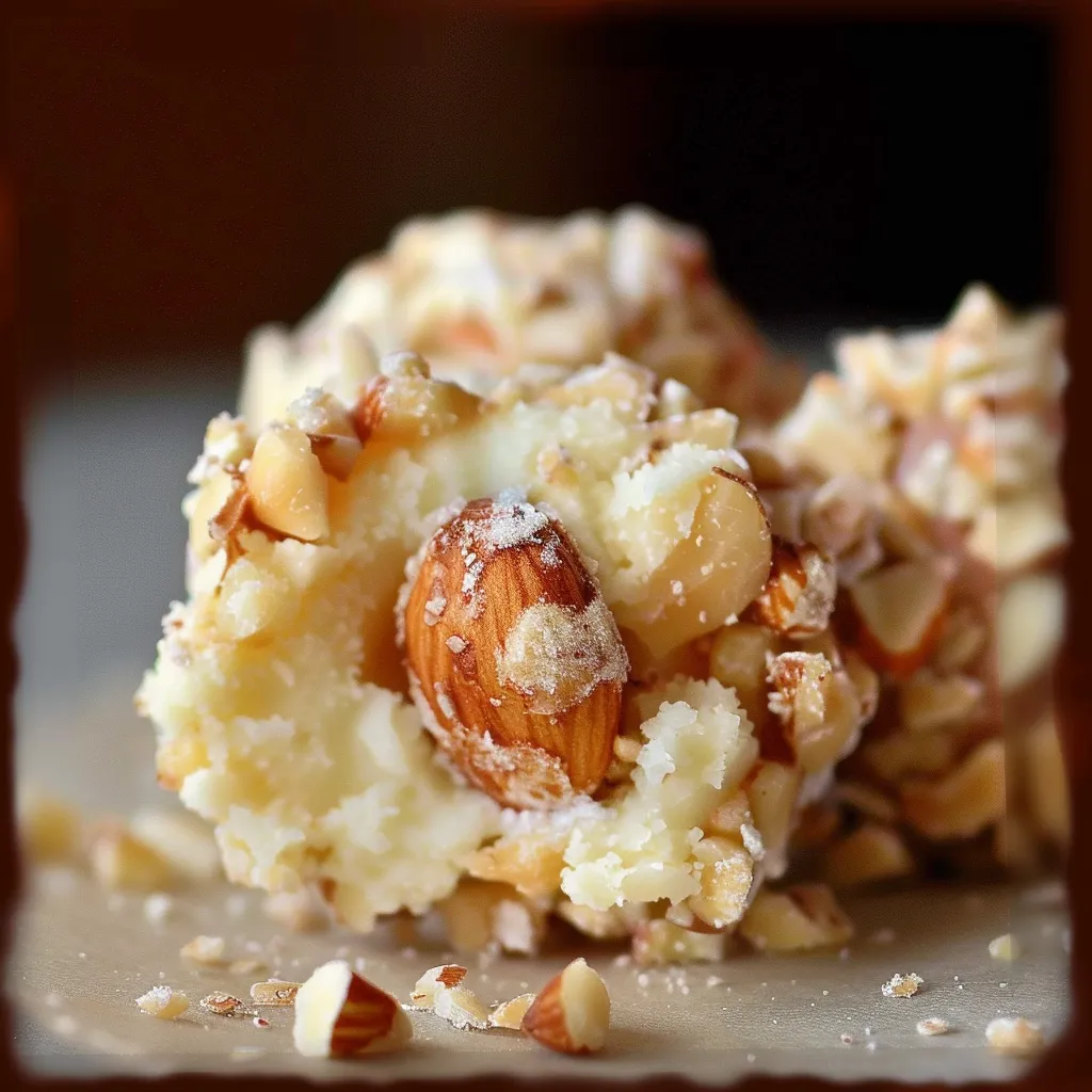 Bouchées aux amandes et chocolat blanc ultra croquantes