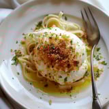 Burrata ultra croustillante à la chapelure panko