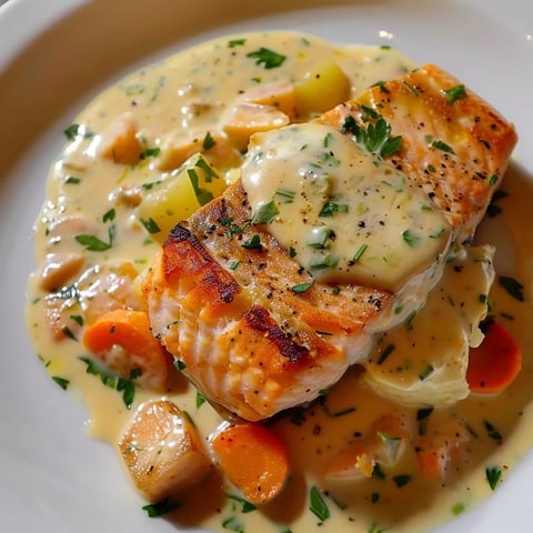 PLAT DEUX POISSONS CREMEUX