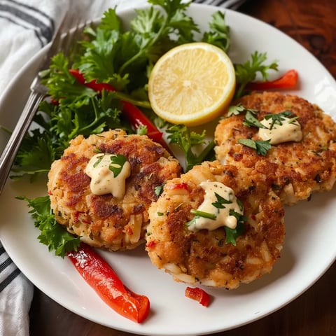 Galettes de crabe inspirées par Bobby Flay