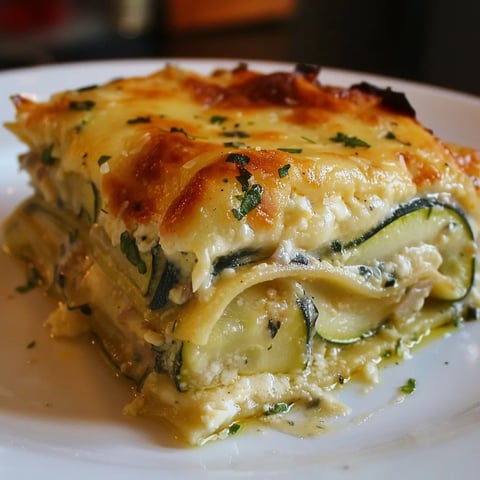 Délicieuses lasagnes aux courgettes italiennes