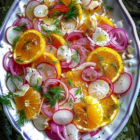 Salade sicilienne d'hiver aux oranges et fenouil